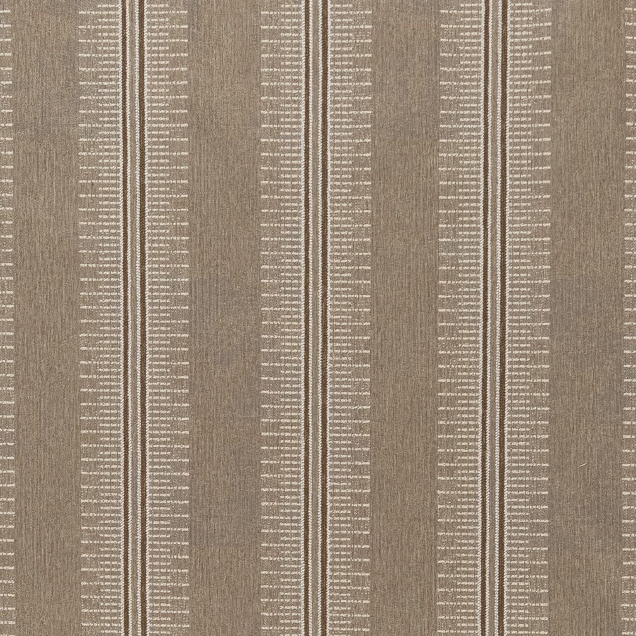 Upholstery Fabric - Beige & Taupe Stripe Upholstery Fabric 54 Inches"